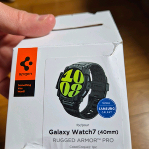 슈피겐 갤럭시워치7 40mm 러기드아머프로 케이스팝니다