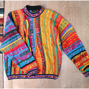90S coogi 쿠지 울100% 빈티지 스웨터