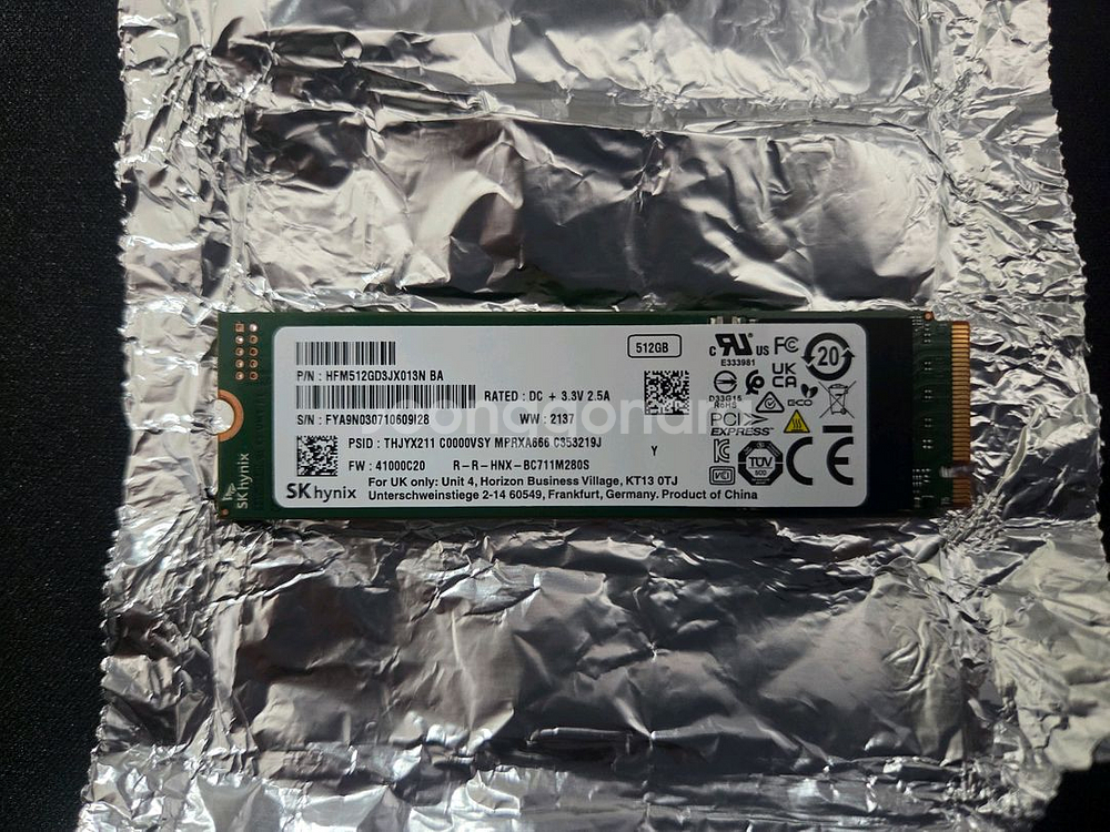 하이닉스 bc711 512gb팝니다--0