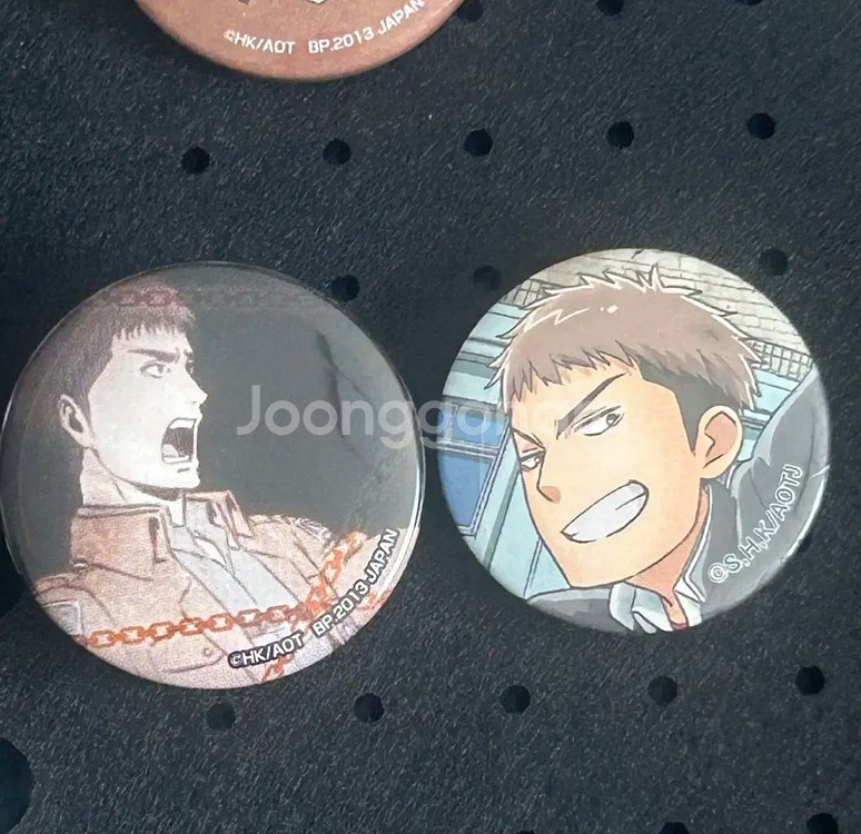 진격의거인 진격중학교 거인중학교 제일복권 쟝 캔뱃지--0