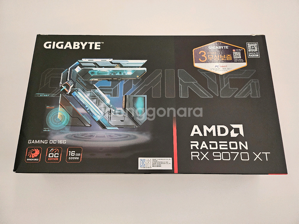 RX 9070XT 기가바이트 게이밍 OC--0