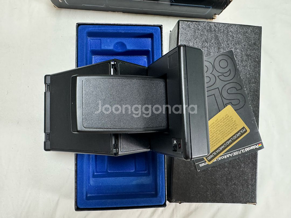 가죽 교체한 폴라로이드 SLR 680 SE--6