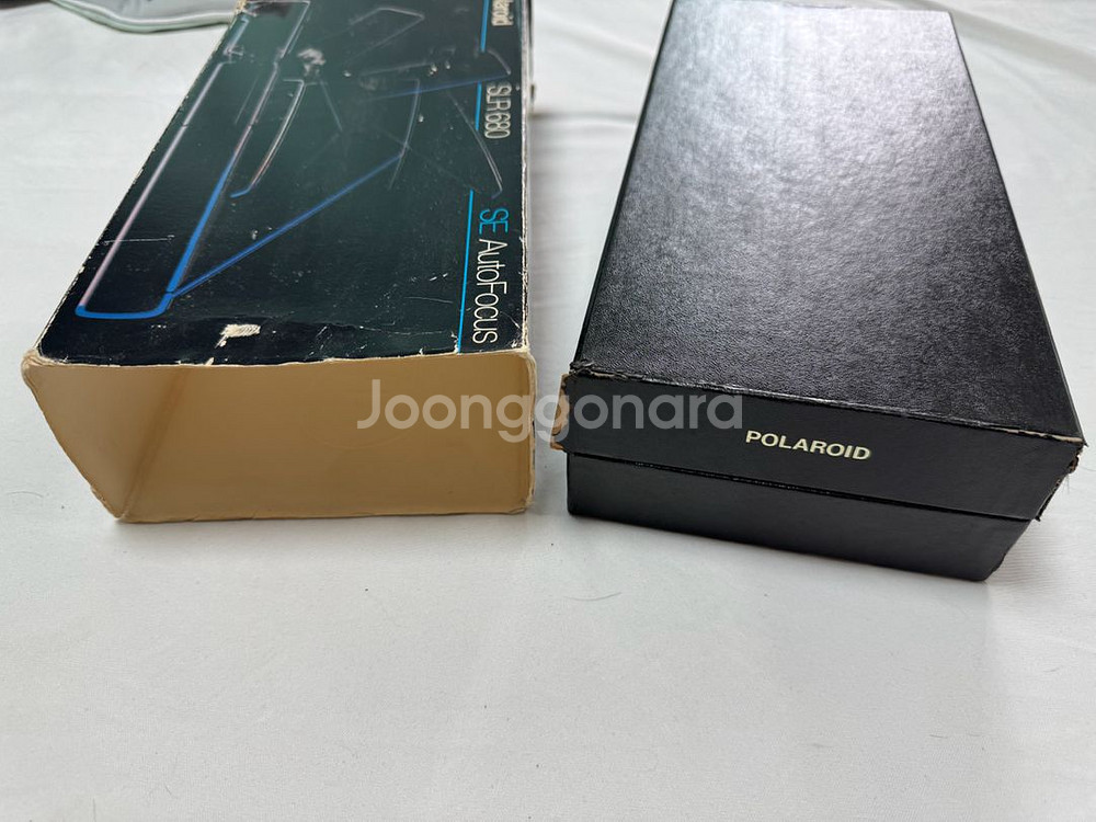 가죽 교체한 폴라로이드 SLR 680 SE--1
