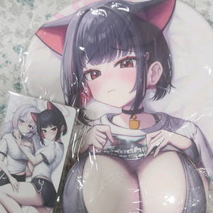 블루아카이브 카즈사 입체 마우스패드,카드텍