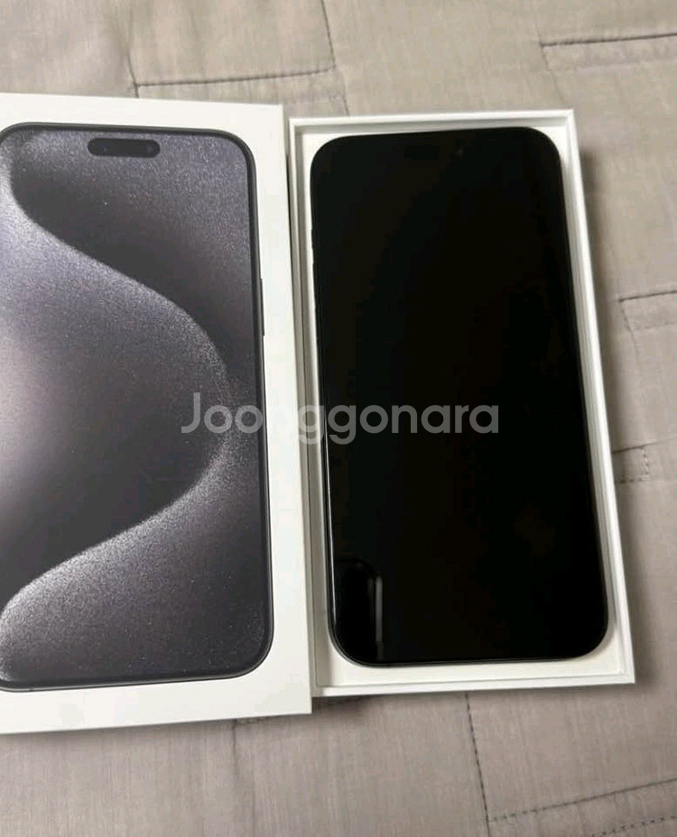 아이폰15프로맥스 256GB/블랙 티타늄--1