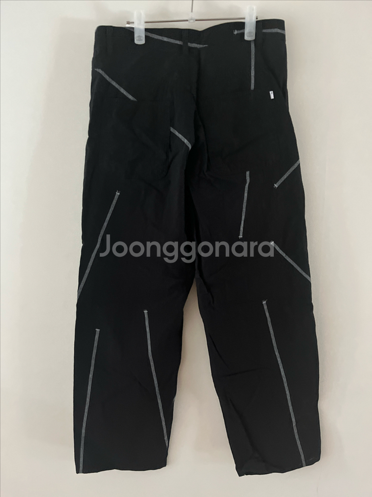 노매뉴얼 블랙 스티치 팬츠 L--5
