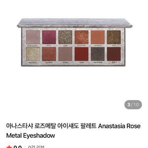 아나스타샤 로즈메탈 아이섀도 팔레트