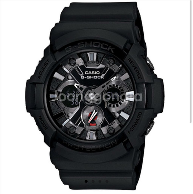 카시오 G-Shock 지샥 GA-201 블랙--0