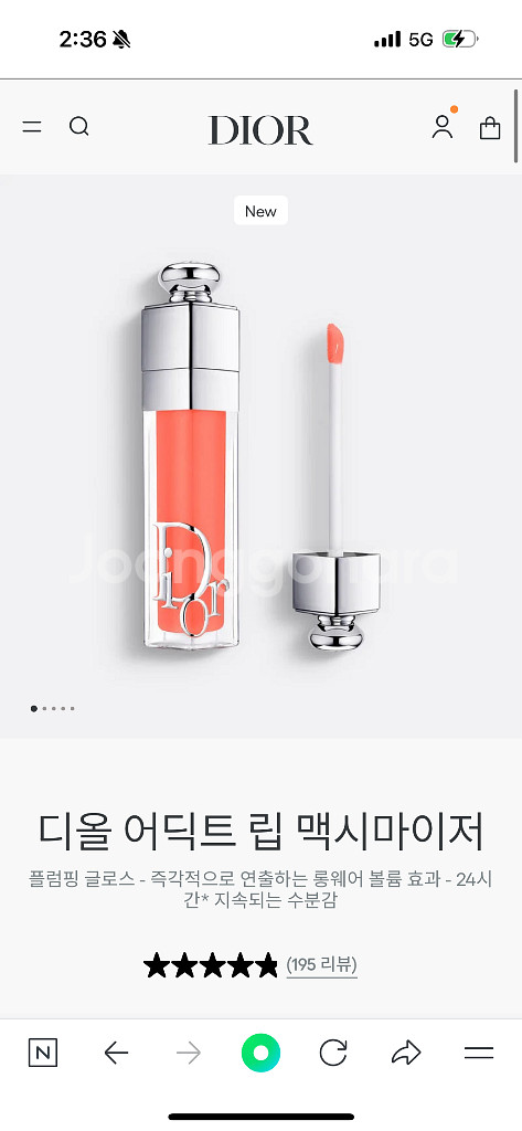 디올 어딕트 립 맥시마이저 061 선물포장--5