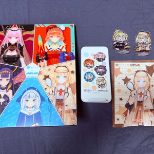 홀로라이브EN 굿즈(액자, 무선충전기, 보조배터리 등)
