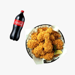 BHC 핫후라이드+콜라 1.25L(다른 치킨도 가능)