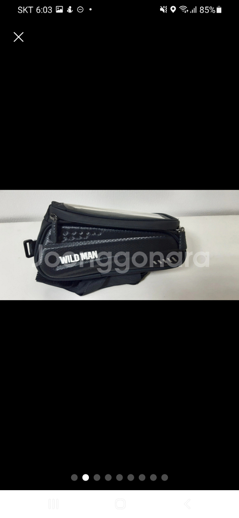 자전거 가방 거치대 방수팩 휴대폰백--3