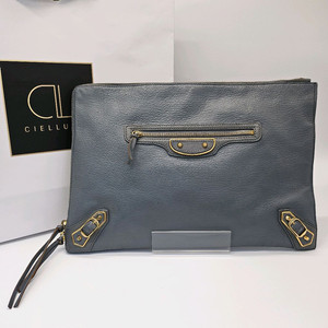 정품 발렌시아가 모터 클러치백