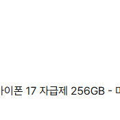아이폰17 색상교환 하실분