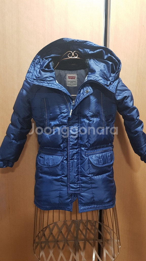 리바이스 키즈 덕다운 패딩 110 size--1