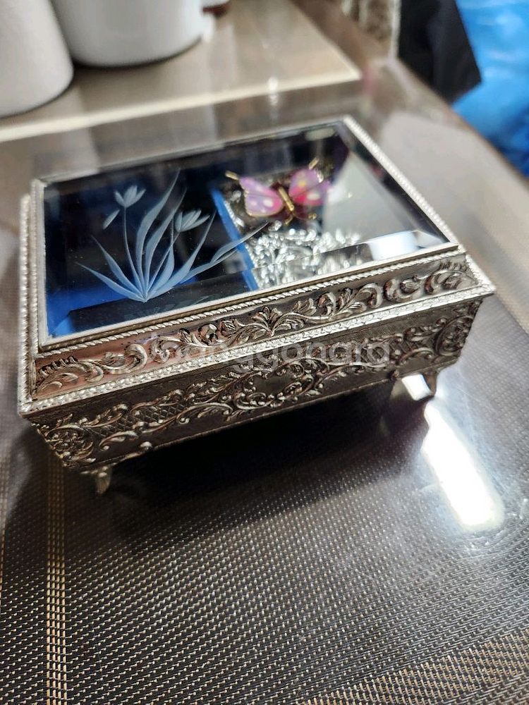 나비 오르골 보석함--0