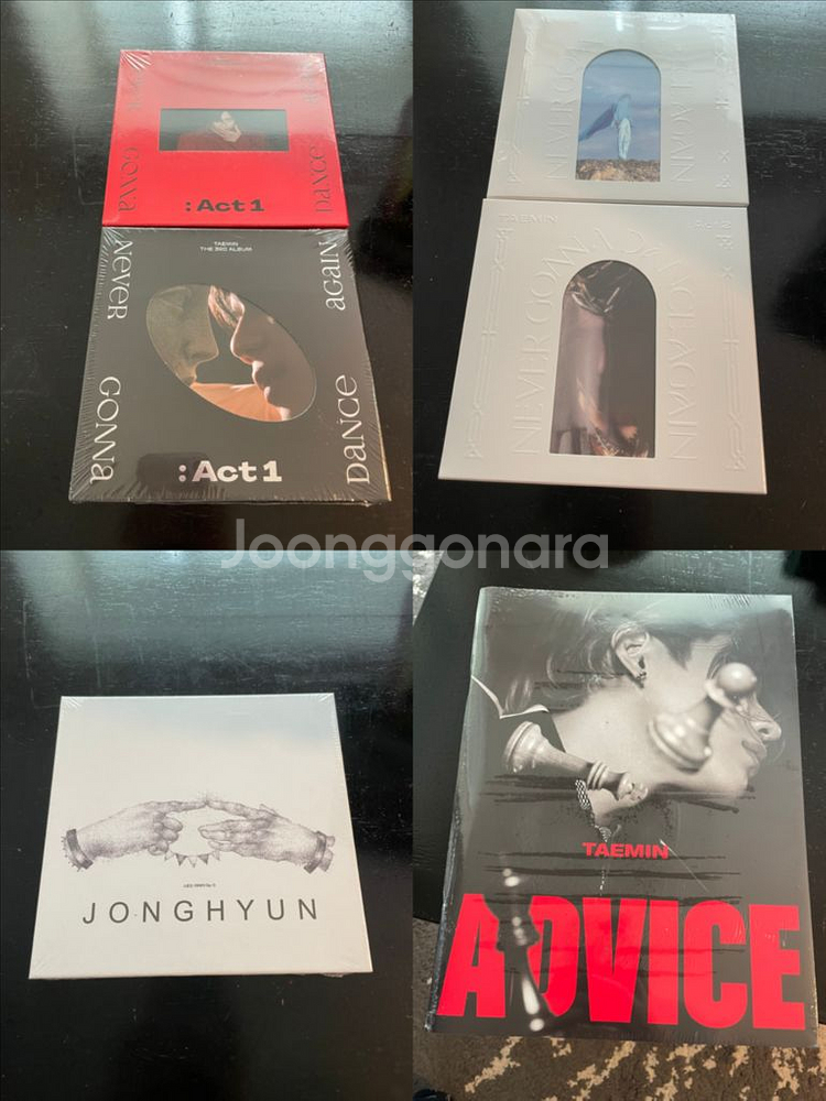 샤이니 종현 태민 기범 앨범 포카 dvd 굿즈 등 판매--2