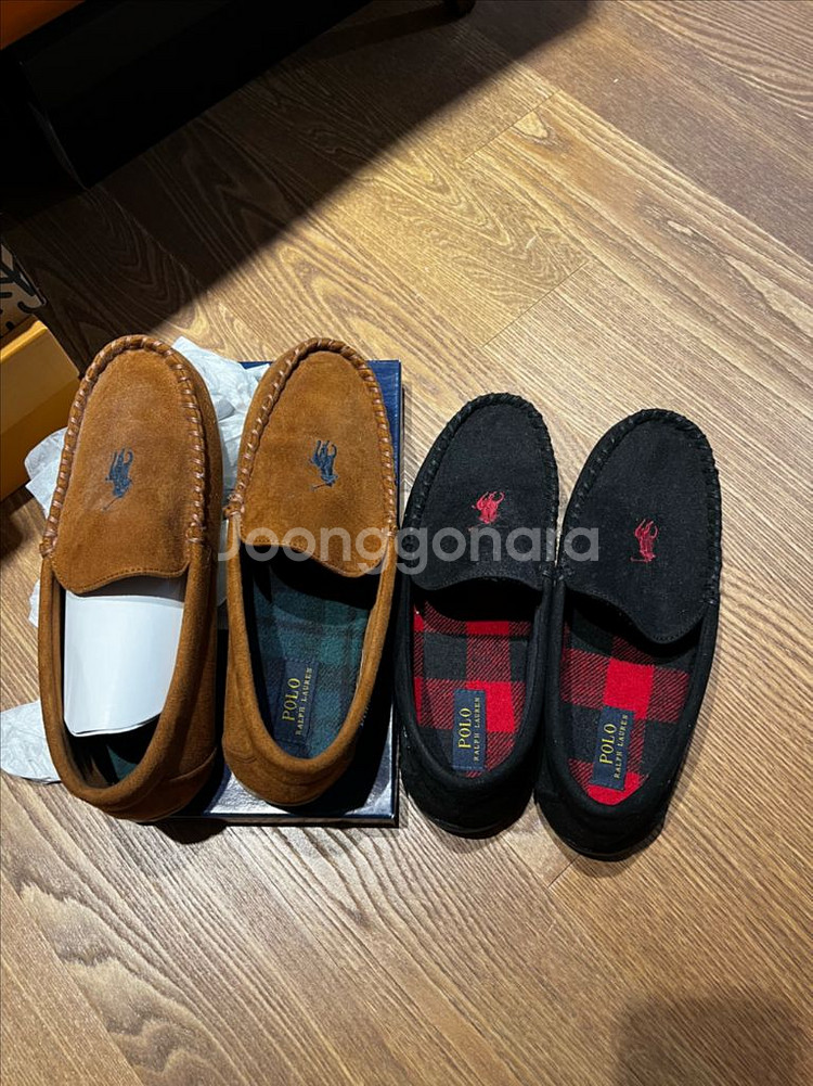 폴로 스웨이드 로퍼 (블랙, 브라운)--1