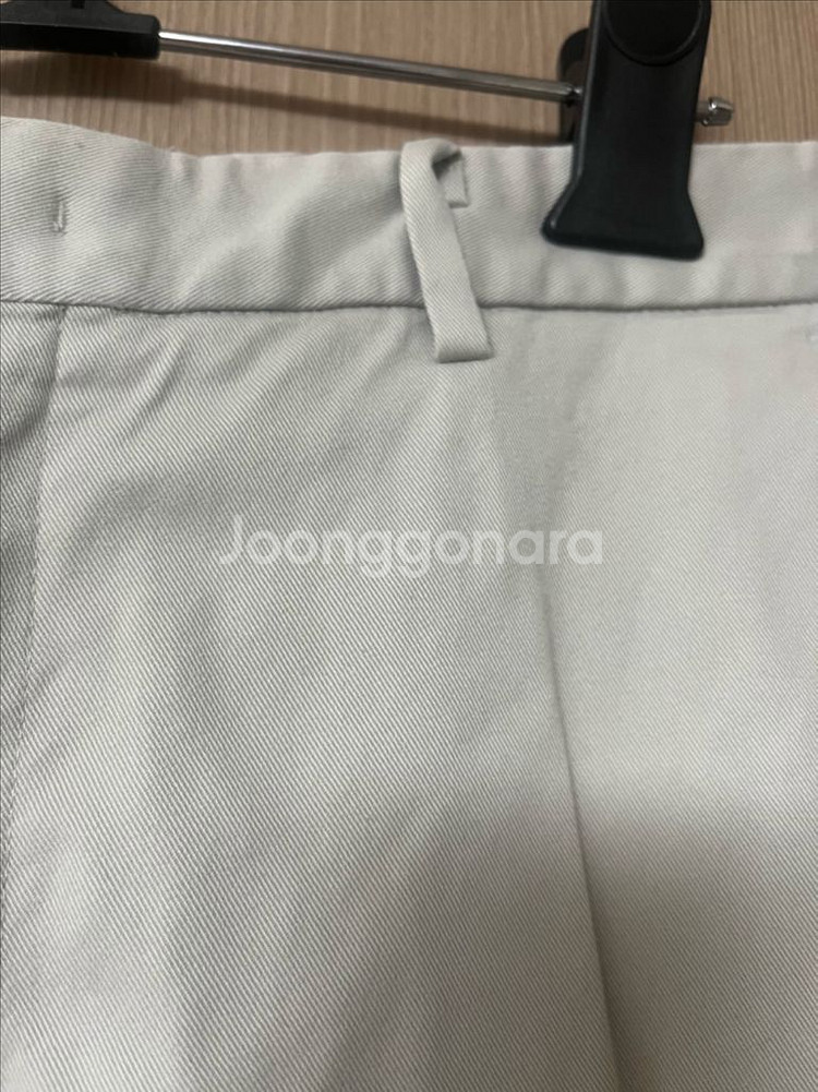 한섬 CK캘빈클라인 남성 베이지 면바지--2