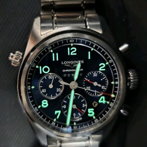 론진 스피릿 블루다이얼 크로노그래프42mm