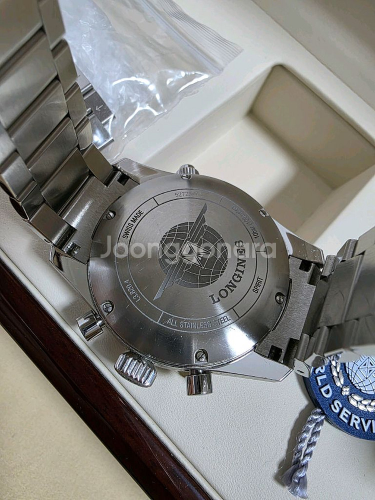 론진 스피릿 블루다이얼 크로노그래프42mm--2