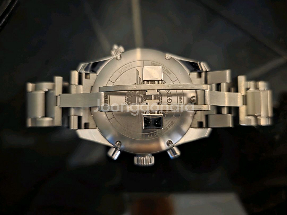 론진 스피릿 블루다이얼 크로노그래프42mm--5