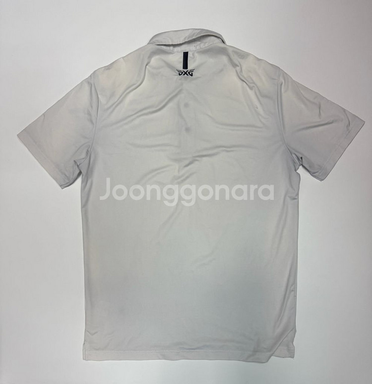 PXG 정품 화이트 나일론 기능성 골프 반팔 카라티--1