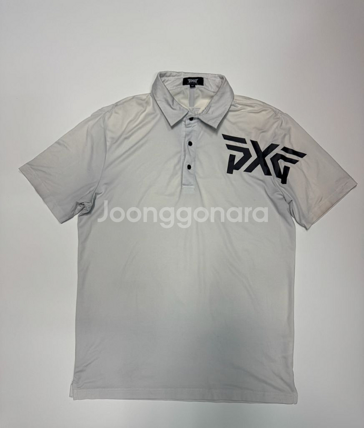 PXG 정품 화이트 나일론 기능성 골프 반팔 카라티--0