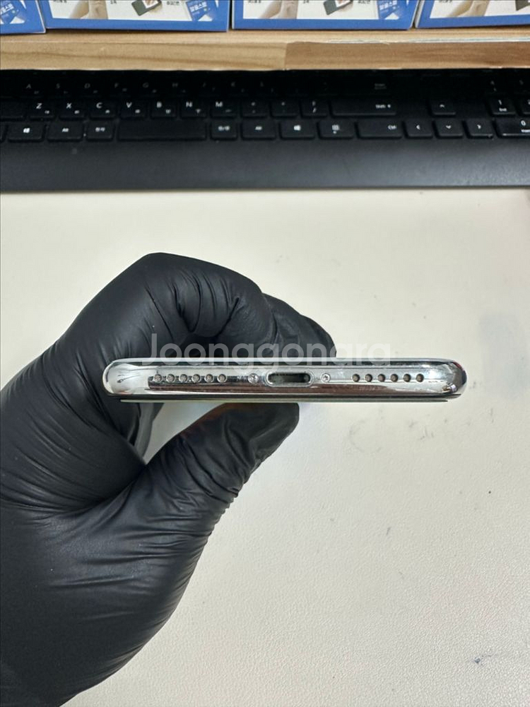 아이폰X 256G 실버 S급!--3