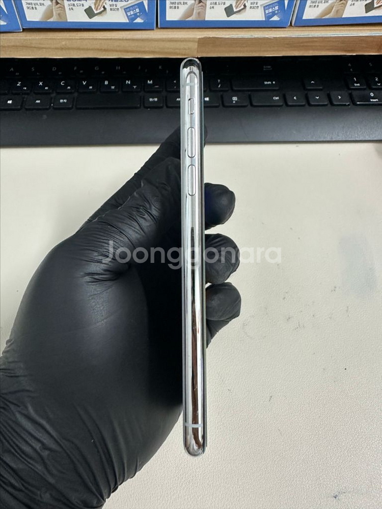 아이폰X 256G 실버 S급!--4