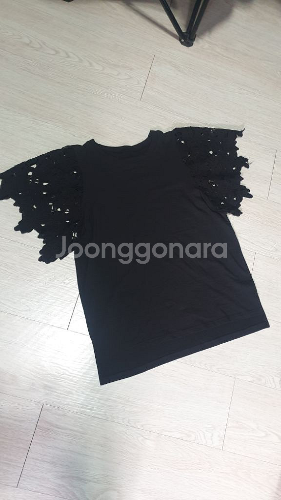 각각>>새상품)반팔소매레이스티free--2