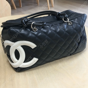 샤넬 깜봉 coco 로고 퀼팅 스티치 숄더백 정품