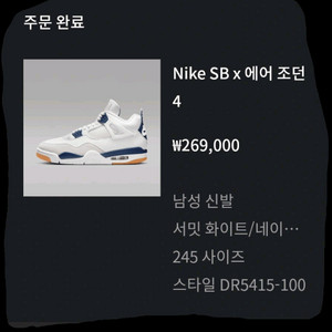 조던4 nike sb