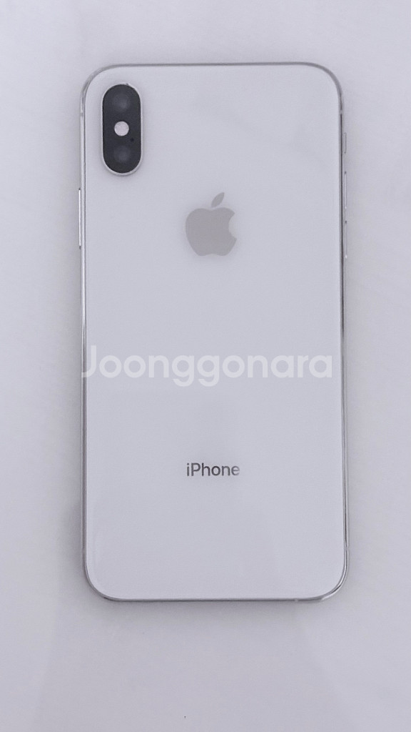 아이폰XS 256gb 실버 카메라 무음 북미판 S급--0