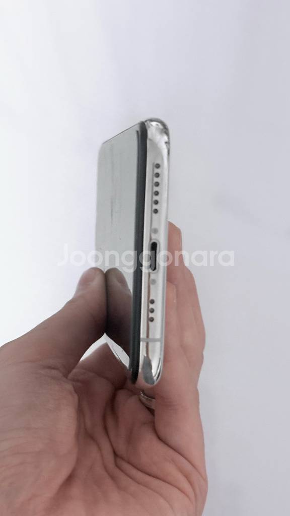 아이폰XS 256gb 실버 카메라 무음 북미판 S급--4