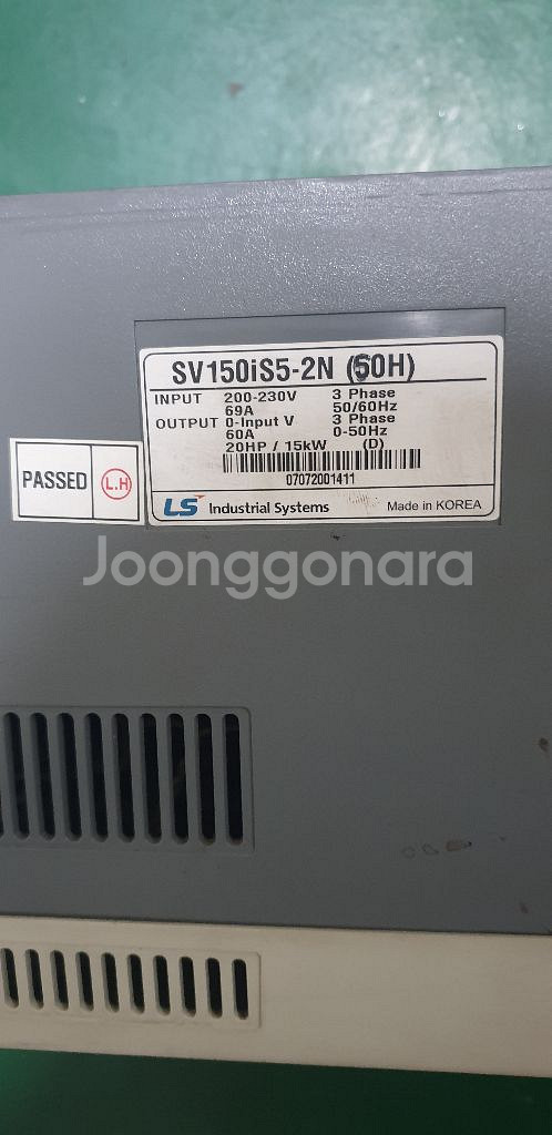 LS 인버터 SV150iS5-2N--6