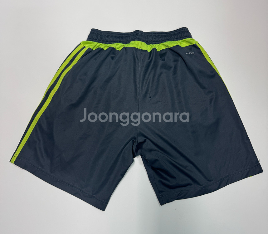 여성 아디다스 레알마드리드 형광 트레이닝 반바지--1