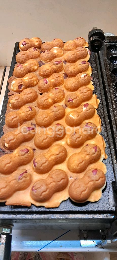 땅콩빵 땅콩과자호두과자 붕어빵 기계--0