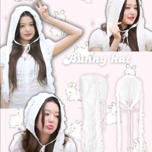 판매/교환](새상품) 아이당클럽 버니 햇 핑크 장원영