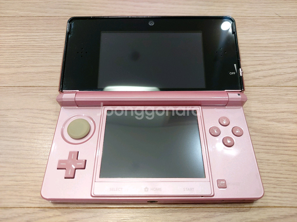 닌텐도3ds 핑크 한글판 + 튀동숲,마리오게임--3