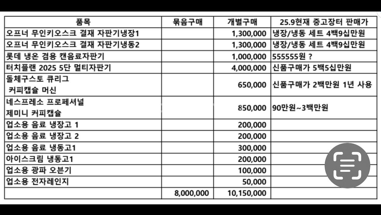 무인 키오스크 자판기 시스템 일체 판매--0