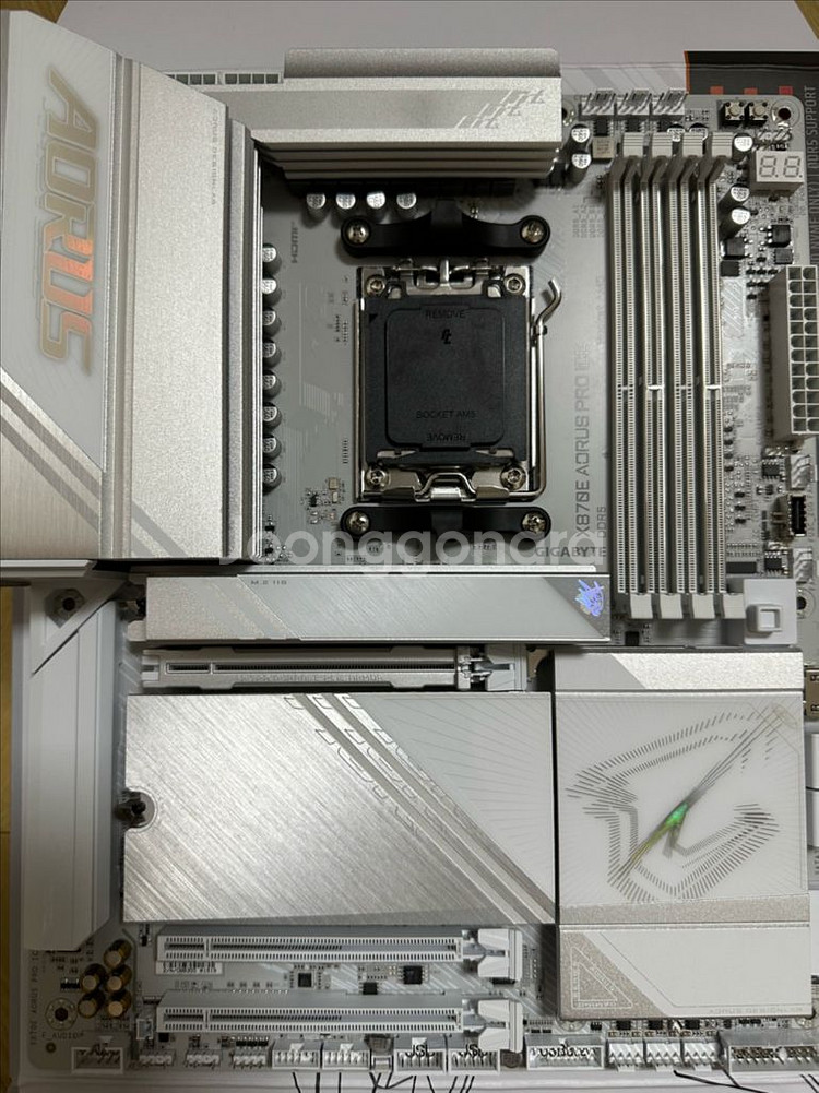 x870e aorus pro ice, 9800x3d세트--4