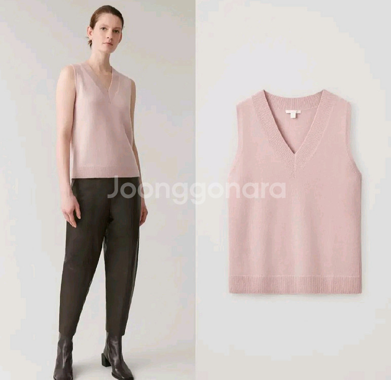 COS 코스 캐시미어 니트베스트 니트조끼--8