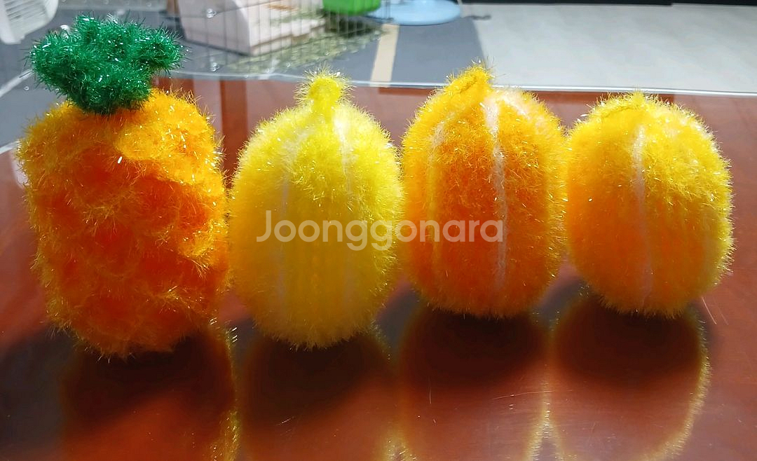 핸드메이드 참외 수세미--0