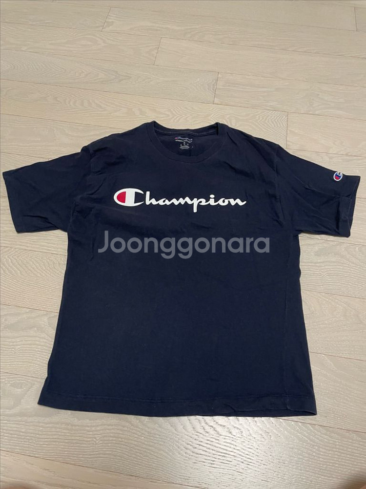 Champion 챔피온 로고 티셔츠--0