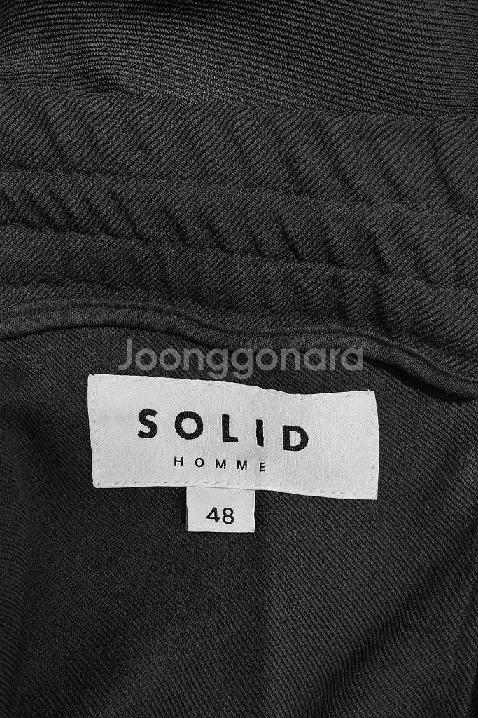 솔리드옴므 SOLID HOMM 블랙카고조거팬츠48--4