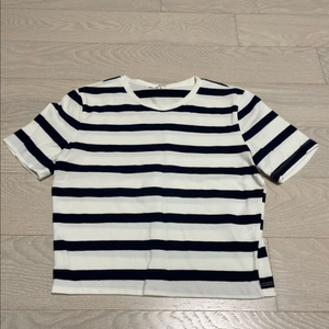 Zara 자라 크롭 스트라이프 티셔츠