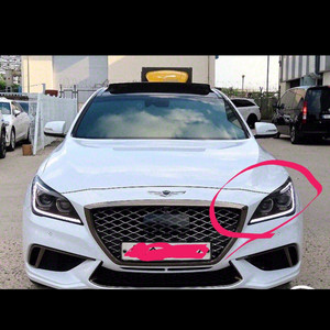 제네시스G80 스포츠헤드라이트