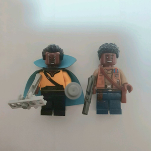 레고 75257 스타워즈 란도 칼리시안, 핀 피규어 2개 팝니다