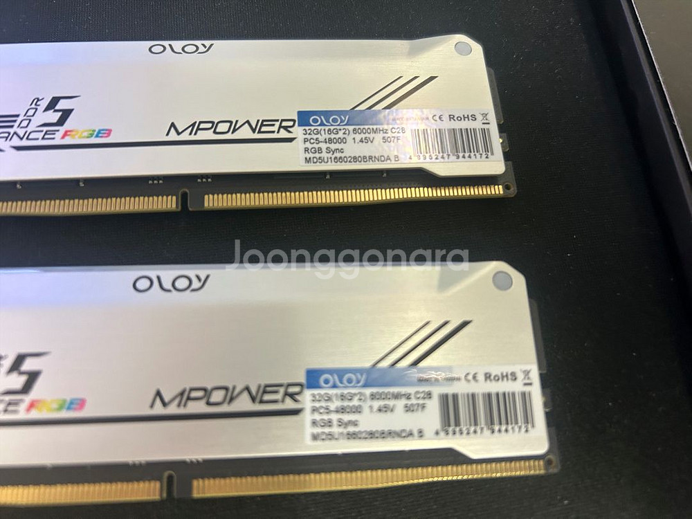 oloy ddr5-6000 cl28 램 정품 팝니다--0